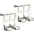 Home Towel hanger - Handdoek haak - RVS - Set van 2