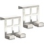 Home Towel hanger - Handdoek haak - RVS - Set van 2