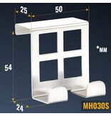 Home Towel hanger - Handdoek haak - RVS - Set van 2