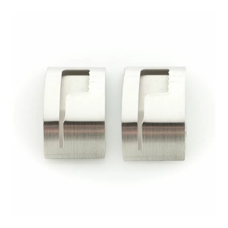 Merkloos Towel hanger - Handdoek haak - RVS - Set van 2