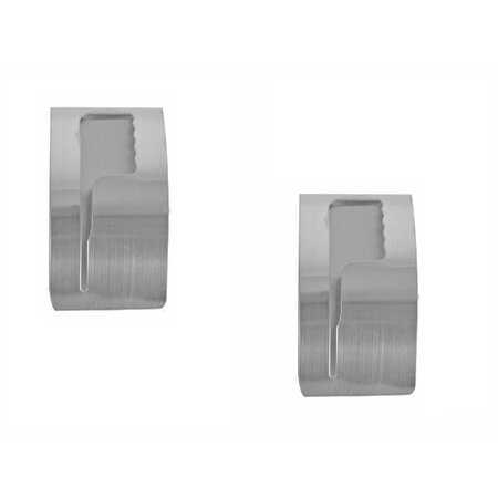 Merkloos Towel hanger - Handdoek haak - RVS - Set van 2