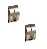 Merkloos Towel hanger - Handdoek haak - RVS - Set van 2