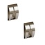 Merkloos Towel hanger - Handdoek haak - RVS - Set van 2