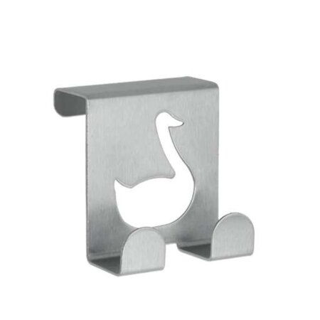 Merkloos Towel hanger - Handdoek haak - RVS - Set van 2