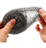 Vileda RVS staalspons badkuip - Staalborstel - Afwasborstel - Staal spons / borstel - Set van 3