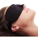 merkloos Slaapmasker - Oogmasker - Slapen - Reizen - migraine - nachtrust - Zwart - Set van 2