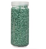 Giftdecor Decoratie stenen - Mintgroen - 2-5 mm steentjes - 1400 gram kiezels - Aquarium en vazen vulling