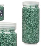Giftdecor Decoratie stenen - Mintgroen - 2-5 mm steentjes - 1400 gram kiezels - Aquarium en vazen vulling