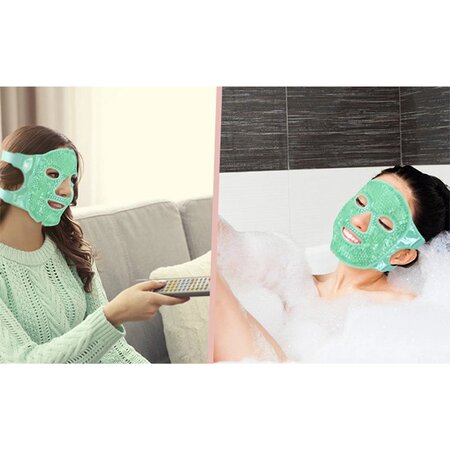 Verk Group Koelmasker - Warmtemasker - Oogmasker - Verkoelend - Gel Gezichtsmasker