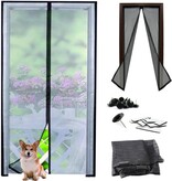 Verk Group Magneet muggennet deurnet- Gordijn tegen insecten - 210x100cm