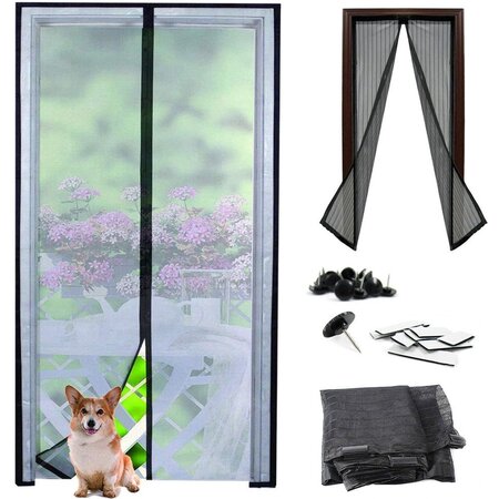 Verk Group Magneet muggennet deurnet- Gordijn tegen insecten - 210x100cm