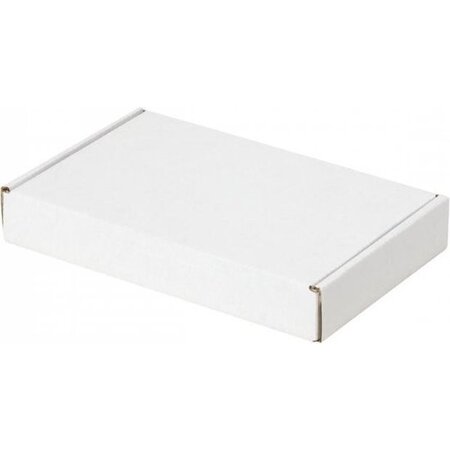 Merkloos 200 stuks Brievenbusdoos A6 brievenbusdozen - 180x115x28 mm - verzenddoos met bovenklep