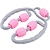 Merkloos Massage Relaxer Roller Roze - Decompressie Massage Apparatuur - Diep Weefsel Zelfmassage