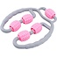 Merkloos Massage Relaxer Roller Roze - Decompressie Massage Apparatuur - Diep Weefsel Zelfmassage