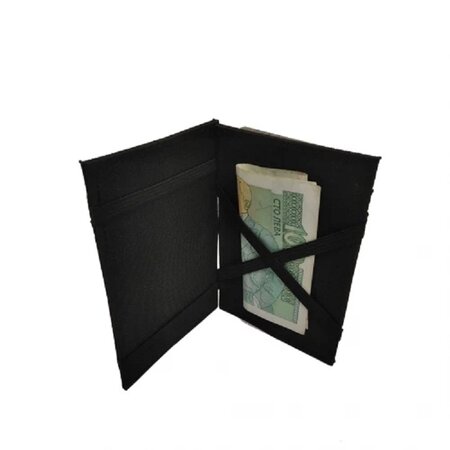 Marksman Magic wallet portemonnee heren – RFID anti-skim – Nylon – Zwart