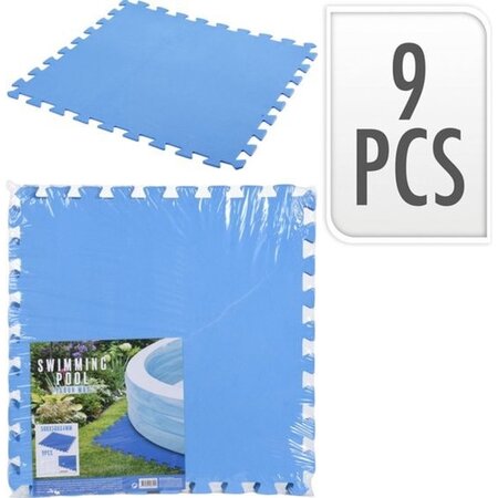 Free and Easy Free And Easy Zwembadtegels Foam Blauw 50 x 50 cm - 9 Stuks - 2,25m²