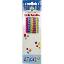 Taartkaarsjes Spiraal 17cm - 24st