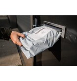 Merkloos 100x Verzendzakken voor kleding / verzendenveloppen / coex zakken / webshop zakken / 320 x 420 mm - 60 micron dik - wit (M)