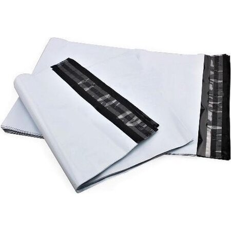 Merkloos 100 stuks - Verzendzakken (M) 320 x 420 mm – 50 micron (kleding webshop)
