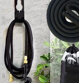 Verk Group Tuinslang flexibel - 15 meter – Incl spuitpistool, koppelstukken, haak en opbergtas – 8 sproeistanden – Lichtgewicht en knikvrij