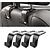 Merkloos Hoofdsteun Haakjes 4 STUKS - Auto Organizer Autostoel Hangers - Haak - Tashanger - 4 -Pack