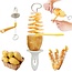 Merkloos Aardappel Snijder - Potato twister - Chips maker - Spies - RVS