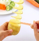 Merkloos Aardappel Snijder - Potato twister - Chips maker - Spies - RVS