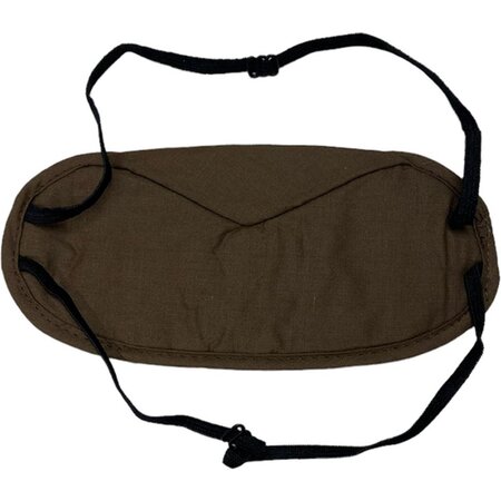 Merkloos Slaapmasker – Nachtmasker – Oogmasker Slaap – Mannen – Vrouwen – Bruin – 1 Stuk