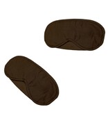 Merkloos Slaapmasker – Nachtmasker – Oogmasker Slaap – Mannen – Vrouwen – Bruin – 2 Stuks