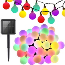 Tuinverlichting - Solar - Guirlande zonne verlichting 20 led - Veelkleurig - 8 Verlichtingsmodi