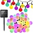 Verk Group Tuinverlichting - Solar - Guirlande zonne verlichting 20 led - Veelkleurig - 8 Verlichtingsmodi