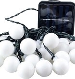 Verk Group Tuinverlichting - Solar - Guirlande zonne verlichting 20 led - Veelkleurig - 8 Verlichtingsmodi