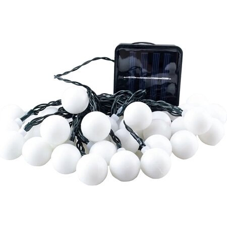 Verk Group Tuinverlichting - Solar - Guirlande zonne verlichting 20 led - Veelkleurig - 8 Verlichtingsmodi