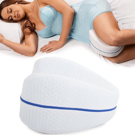 Verk Group Kniekussen Voor in Bed – Zijslaapkussen – Beenkussen – Schootkussen – Orthopedisch Kniekussen Voor Zijslapers