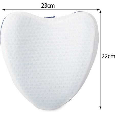 Verk Group Kniekussen Voor in Bed – Zijslaapkussen – Beenkussen – Schootkussen – Orthopedisch Kniekussen Voor Zijslapers
