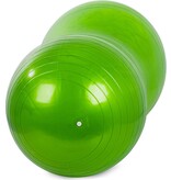 Verk Group Fitness gymbal - Yoga bal - Inclusief pomp - Pinda grote bonen - Lengte 90 cm - Groen - Revalidatiebal