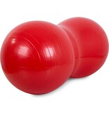 Verk Group Fitness gymbal - Yoga bal inclusief pomp - Pinda grote bonen - Lengte 90 cm - Rood