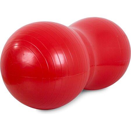 Verk Group Fitness gymbal - Yoga bal inclusief pomp - Pinda grote bonen - Lengte 90 cm - Rood