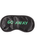 Out Of The Blue Slaap masker met Engelse spreuken - Set van 6 - Zwart