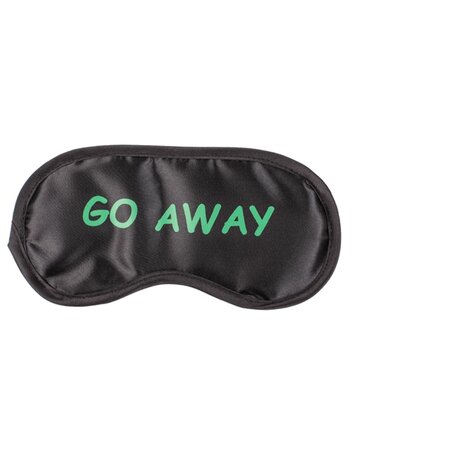 Out Of The Blue Slaap masker met Engelse spreuken - Set van 6 - Zwart