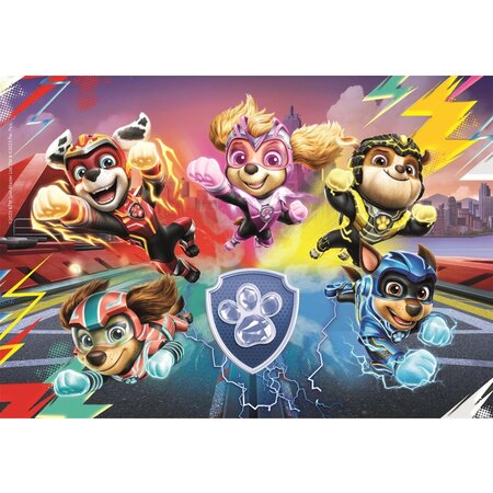 Clementoni Clementoni - Puzzel - 104 Stukjes - Paw Patrol: The Mighty Movie - Kinderpuzzel - Vanaf 6 Jaar