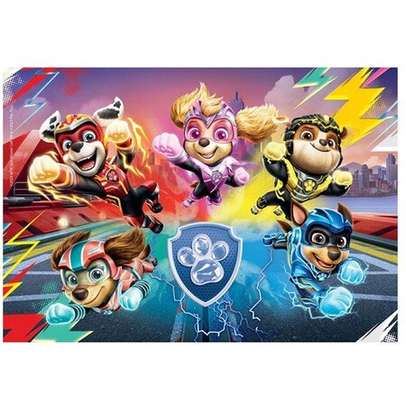 Clementoni Clementoni - Puzzel - 104 Stukjes - Paw Patrol: The Mighty Movie - Kinderpuzzel - Vanaf 6 Jaar