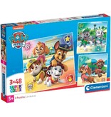 Clementoni Paw Patrol - Puzzels - 3 stuks - 21 x 20,5 cm - Kinderen