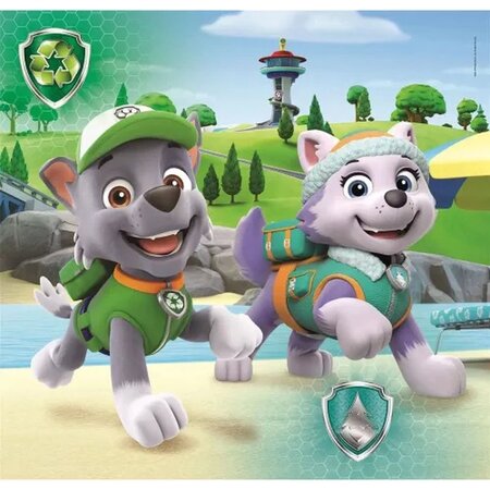 Clementoni Paw Patrol - Puzzels - 3 stuks - 21 x 20,5 cm - Kinderen