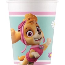 Procos - Paw Patrol - Feestbekers - Skye - 200 Ml - Karton - 8 Stuks