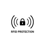Merkloos 6x RFID bankpas beschermer - Kaarthouder Soft - Anti-Skimming - Rood