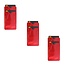 Merkloos 6x RFID bankpas beschermer - Kaarthouder Soft - Anti-Skimming - Rood