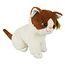 Sunkid Sunkid Poes - Kat - Knuffel - Bruin wit - 40 cm hoog