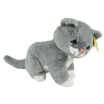 Sunkid Poes - Kat - Knuffel - Grijs wit - 40 cm hoog