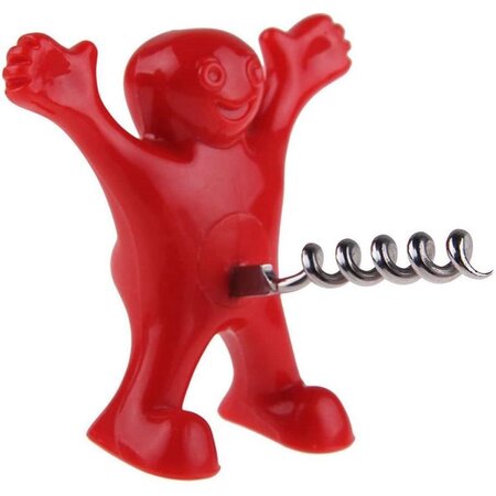 Merkloos Happy Fred kurkentrekker - Wijnopener - Kurkentrekker wijn - Wijn opener